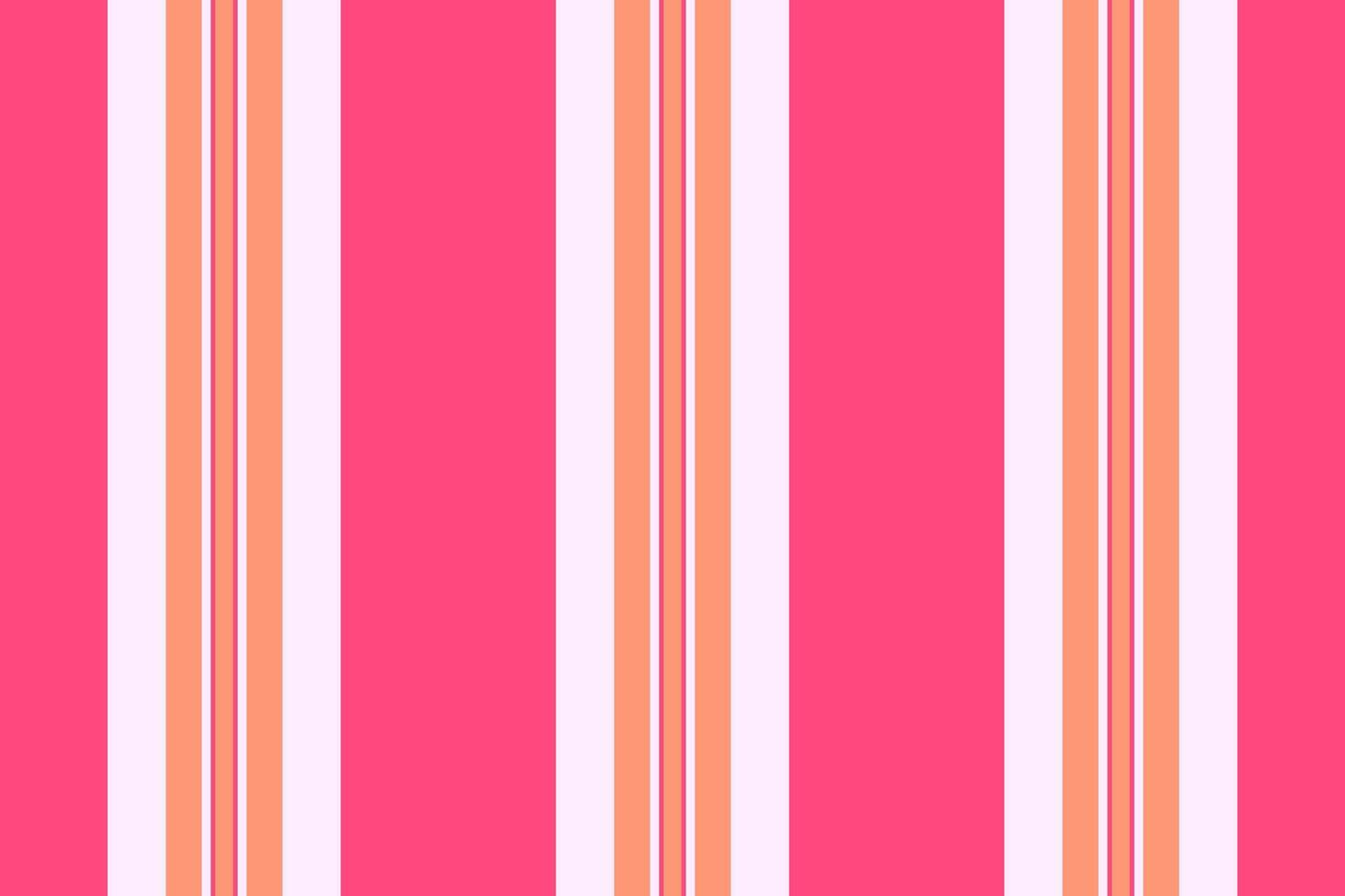 Vibrant vertical stripes in pink, peach, and white create a playful, eyecatching background. Perfect for textiles, web design, or adding a pop of color to any project. vector