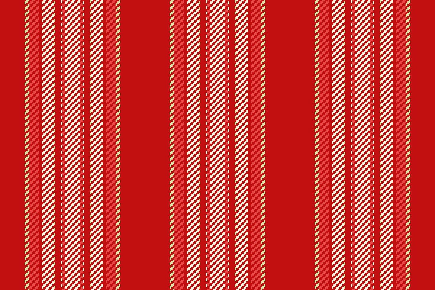 Vibrant red and white stripe pattern. Textile design, perfect for backgrounds, fabrics, apparel and creative projects. Festive, bold and eyecatching texture. vector