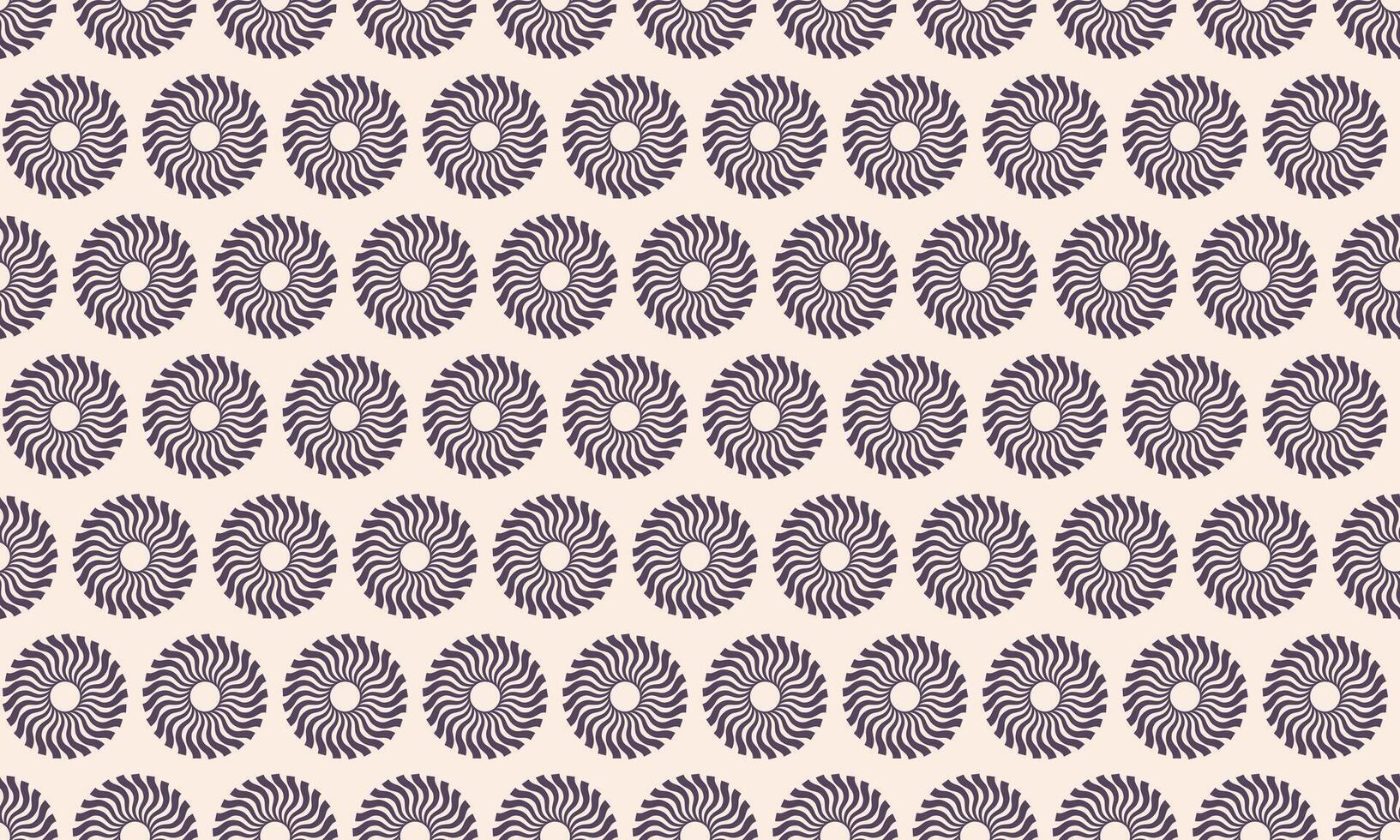 Elegant, repeating pattern of stylized sunbursts on a creamy background. Perfect for textile design, website backgrounds, or adding a touch of sophisticated geometry to your projects. vector