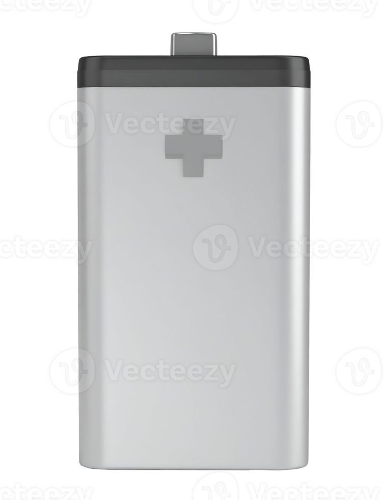 Create a Transparent Background Image of a Battery with a Plus Symbol Efficiently png