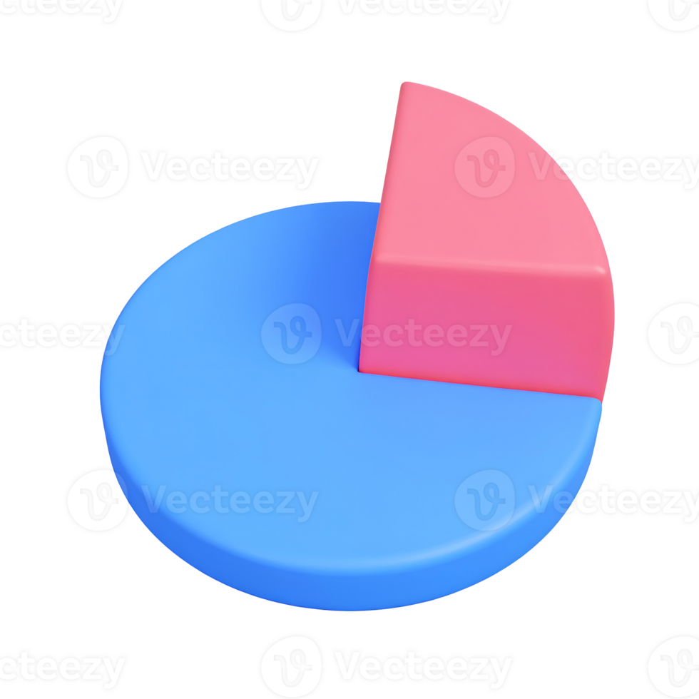 Creating a 3D Pie Chart with Transparent Background A Simple Tutorial for Beginners png