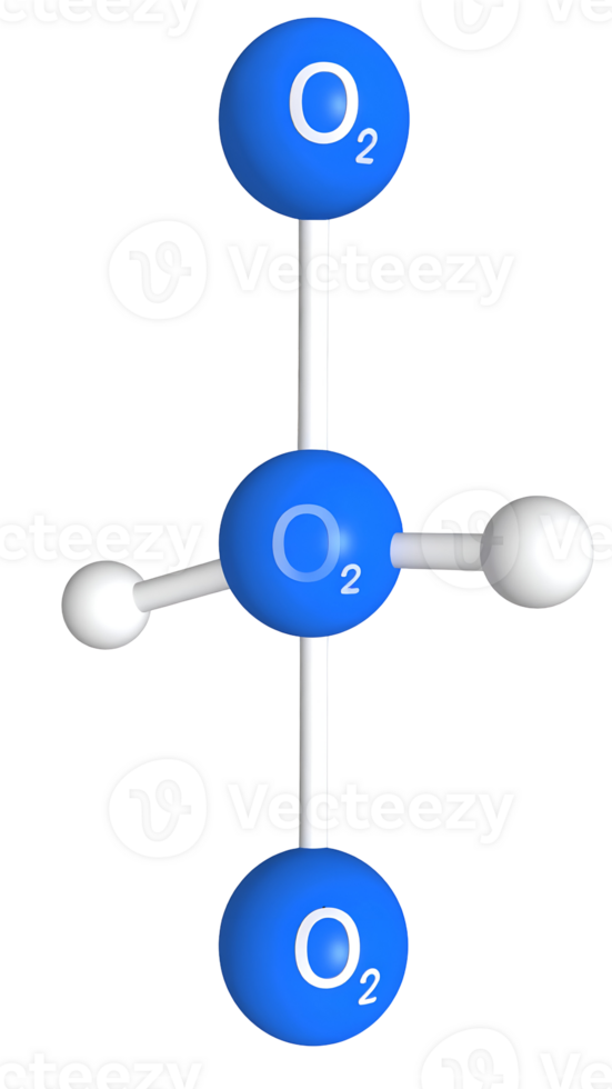ozono molécula estructura, formación, y propiedades con transparente antecedentes png