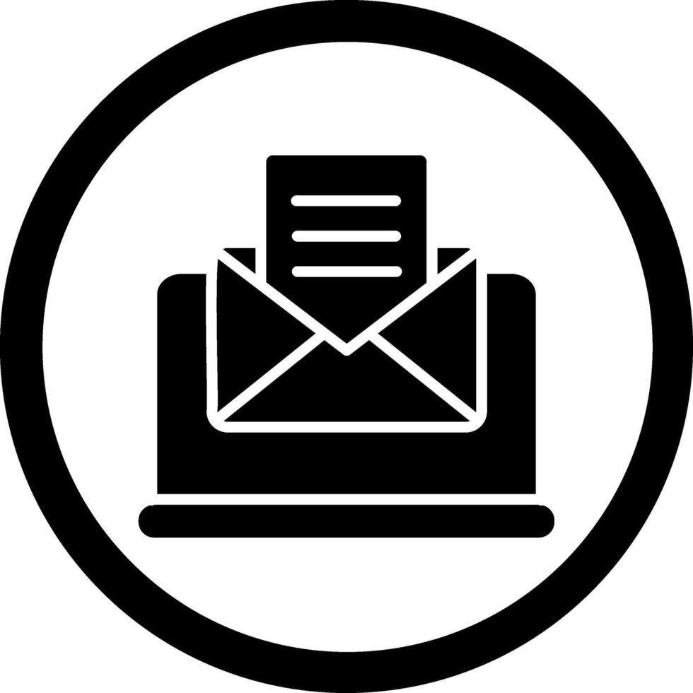 Email Handcrafted User Interface Symbol vector