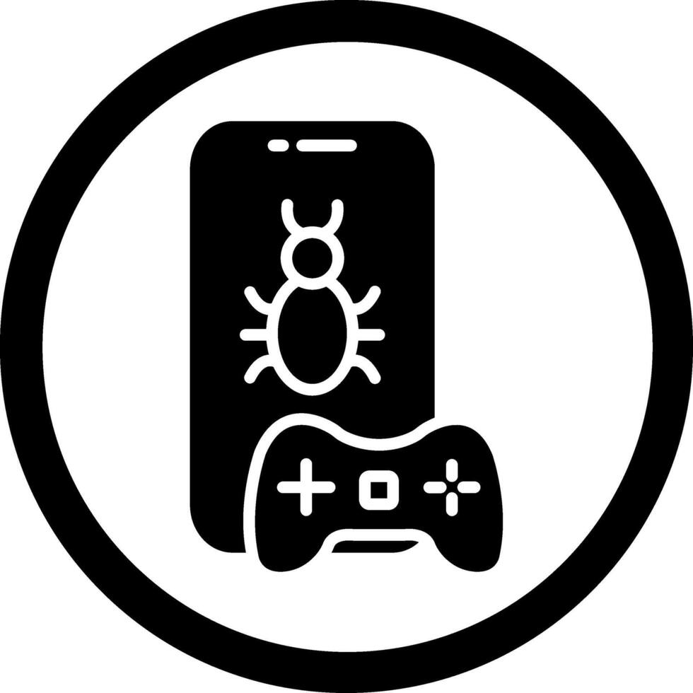 Bug Detector Coded User Interface Symbol vector