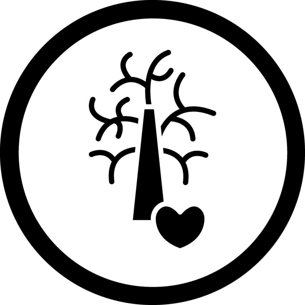 hug Tree Digital Technology Style Element vector