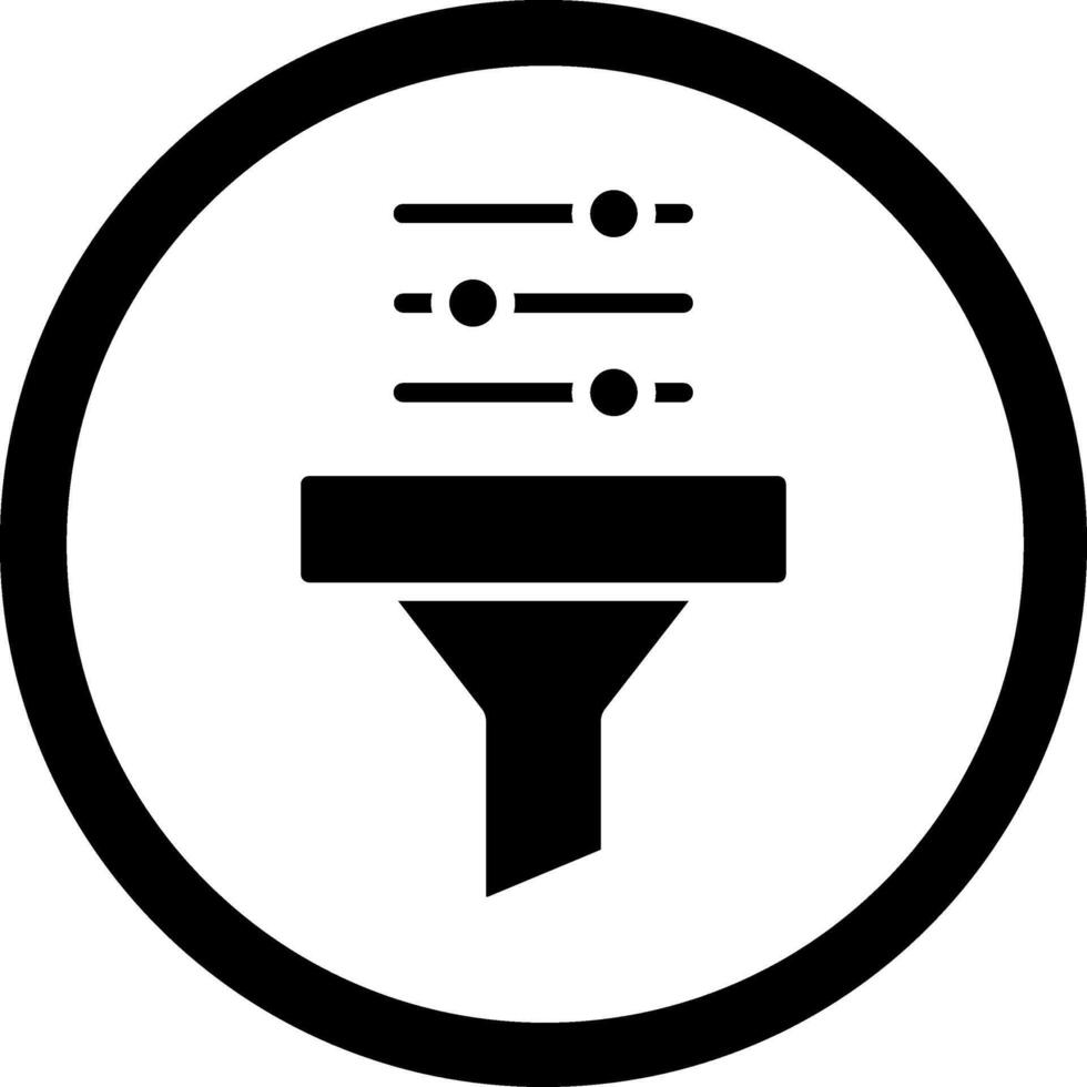 Filter Responsive App UI Shape vector