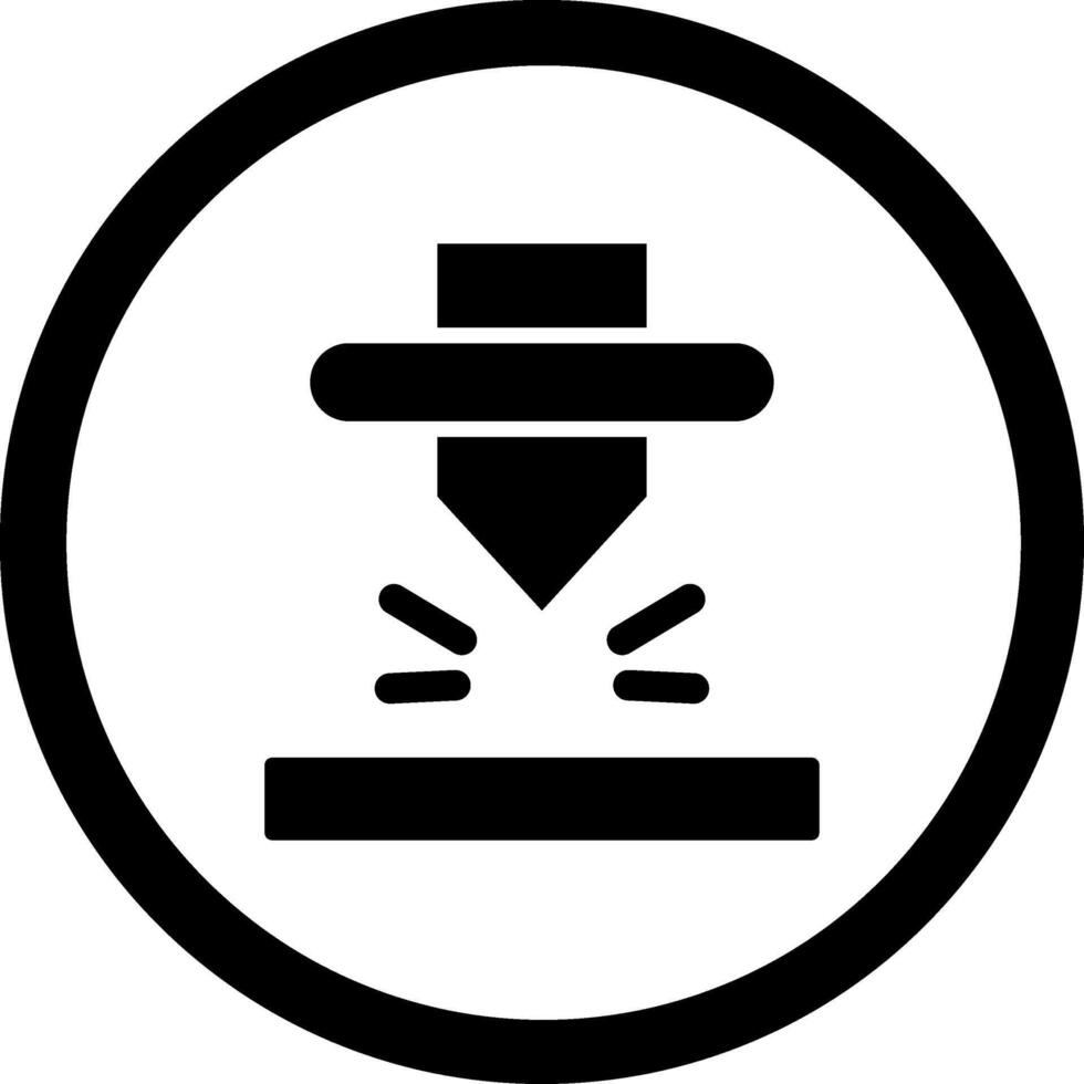 Selective Laser Melting Minimal Graphic Visual Element vector