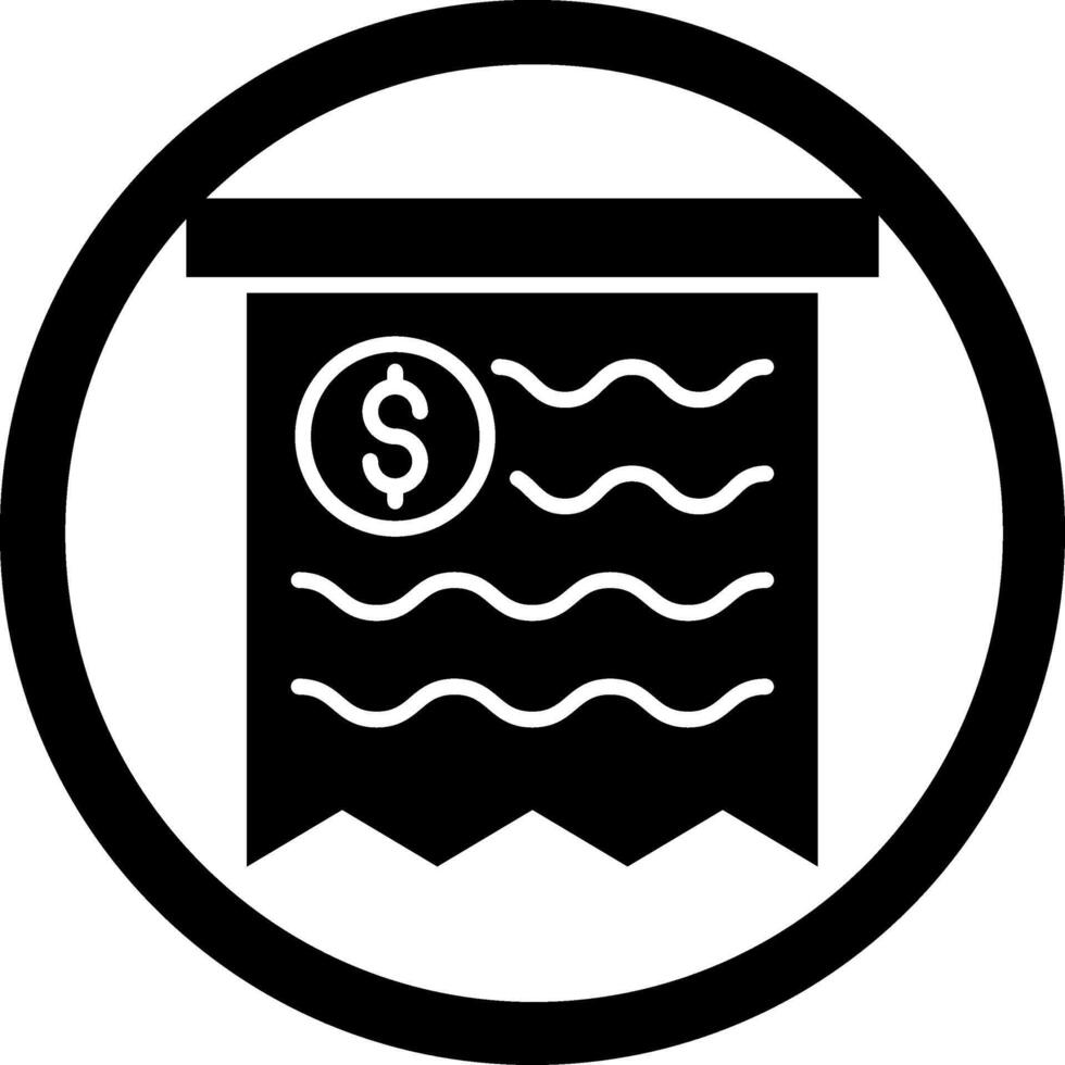 Receipt Flat User Interface Form vector