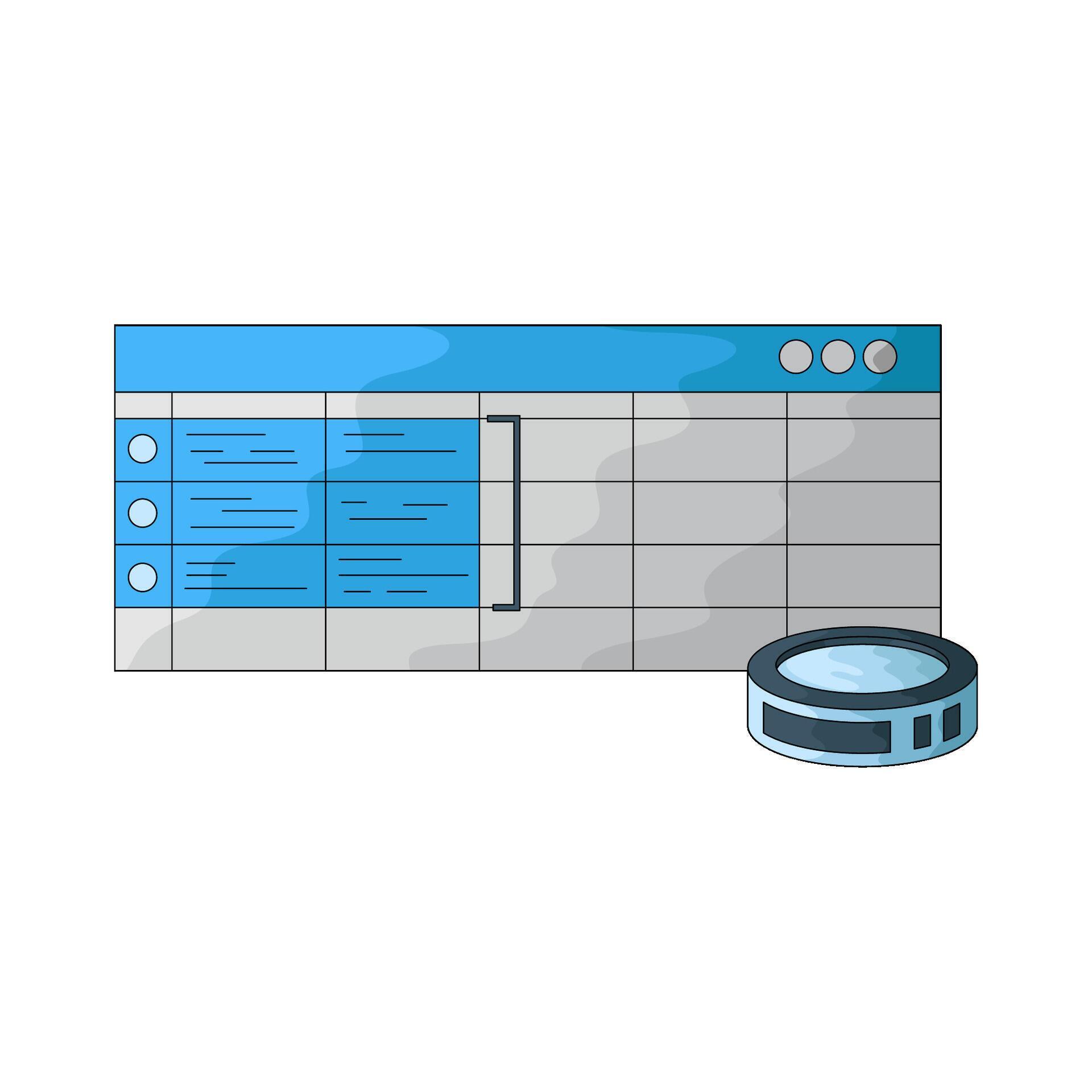 Data Table Illustration 70962756 Vector Art at Vecteezy