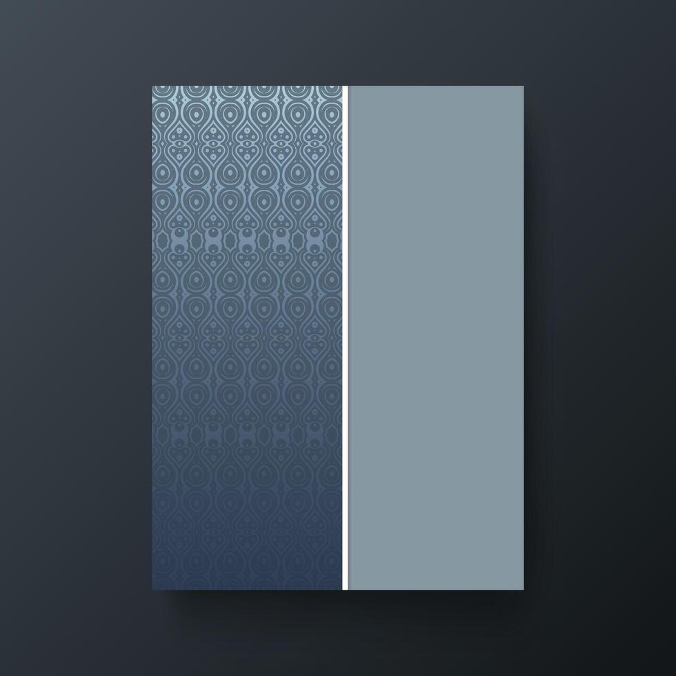 Elegant patterned background design vector