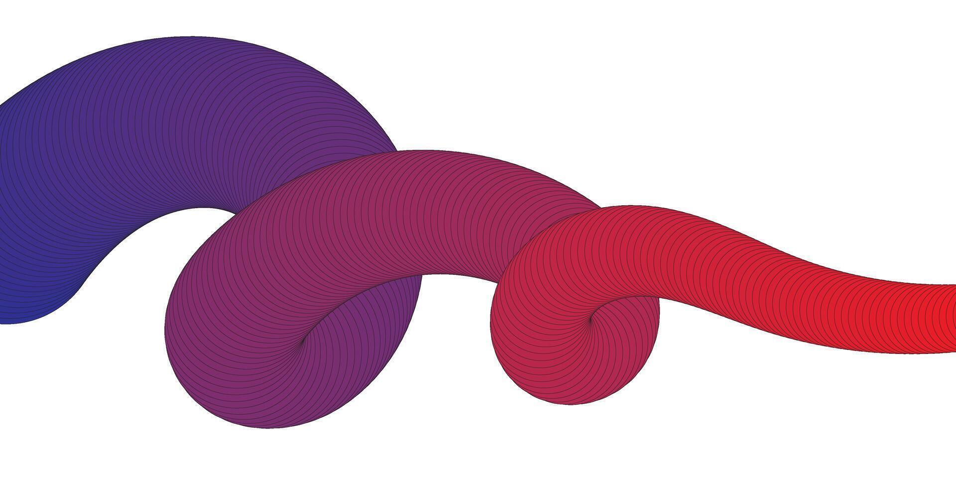 Abstract Gradient Design with Flowing Modern Style vector