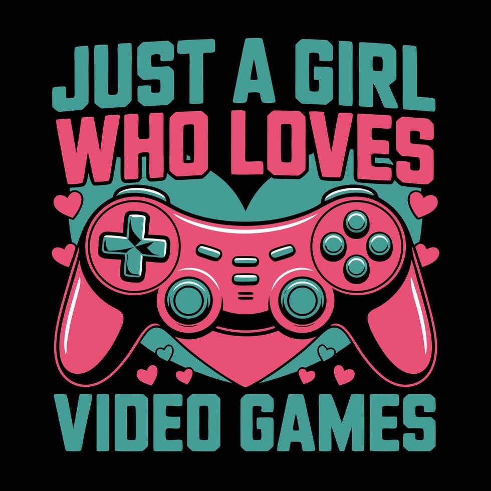 Graphic t shirt design featuring a game controller vector