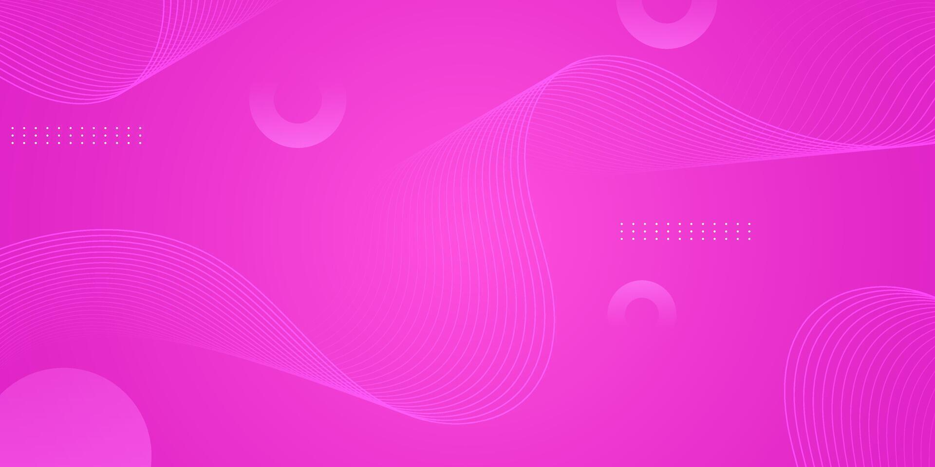 Abstract pink gradient background with soft light circles. vector