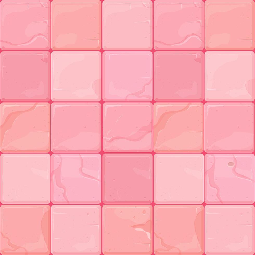 Checkerboard background tile floor stone texture checker board background. Square grid geometric decor. Floortile, wall bg. vector
