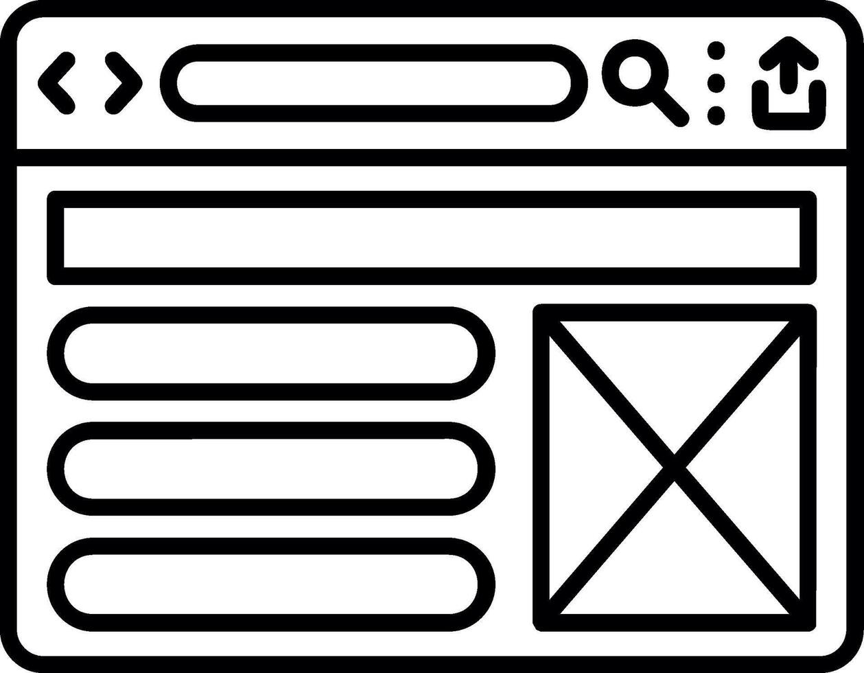 Website Layout Grid vector