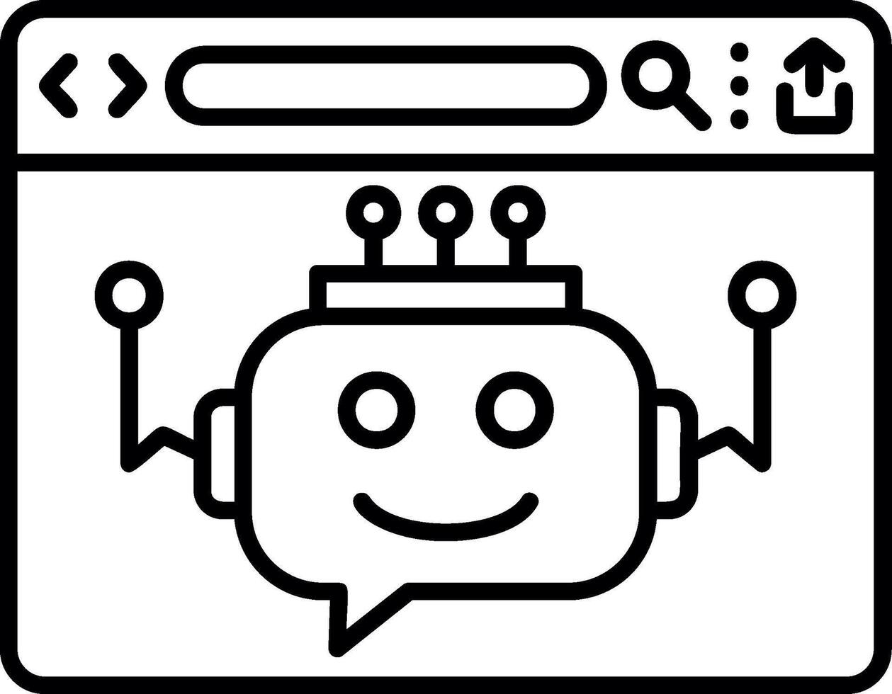 asistente de chatbot ai vector
