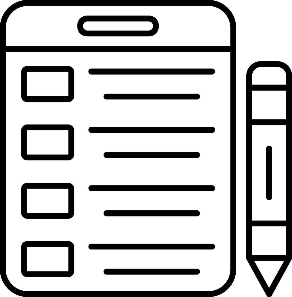 Task List Planner vector