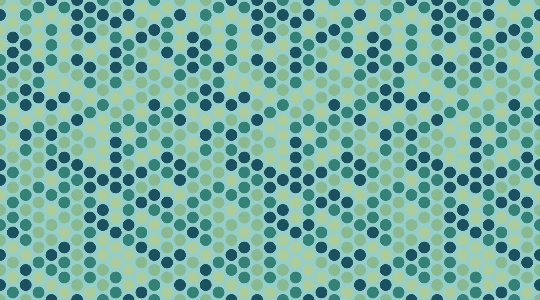 Abstract teal and green hexagonal dot pattern. Seamless geometric design ideal for textile prints, website backgrounds, or modern branding. Evokes feelings of calm, nature, and sophisticated style. vector