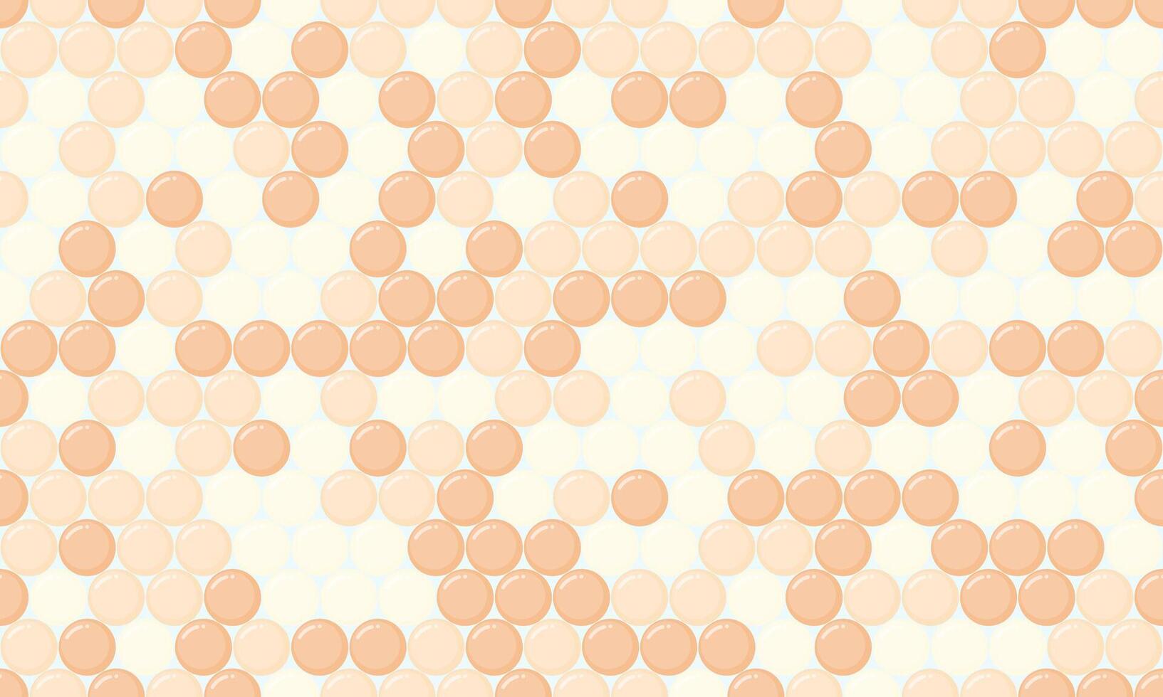 Abstract peach and white seamless pattern. Perfect for backgrounds, textiles, and branding. Subtle gradient creates a soft, calming aesthetic. Represents connection, unity, or cellular structure. vector