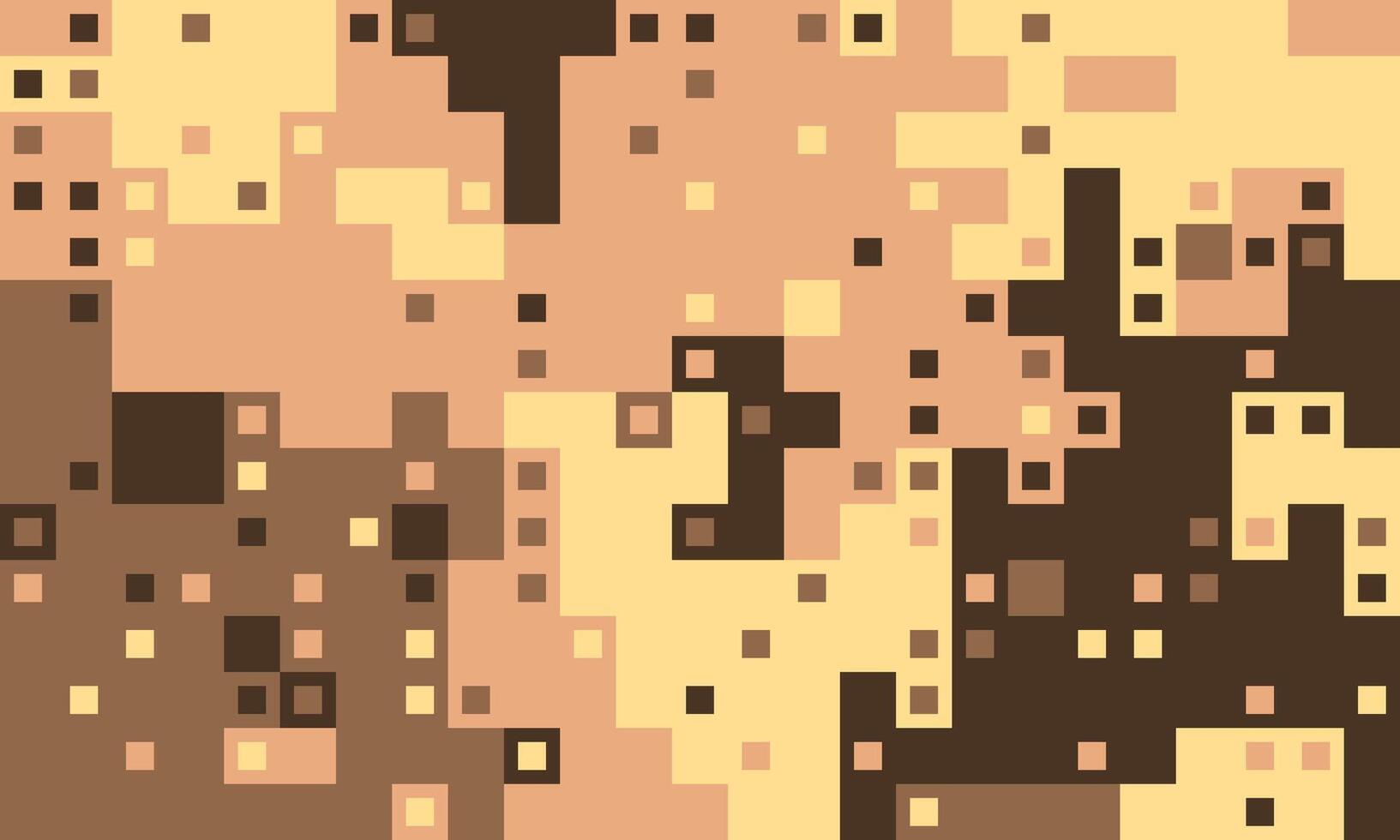 Abstract pixel art background. Earthy tones create a calming, textured effect, perfect for websites, presentations, or as a design element. vector