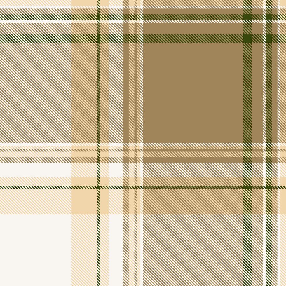 Diagonal tartan background textile, upscale pattern plaid seamless. Checker texture check fabric in amber and white colors. vector