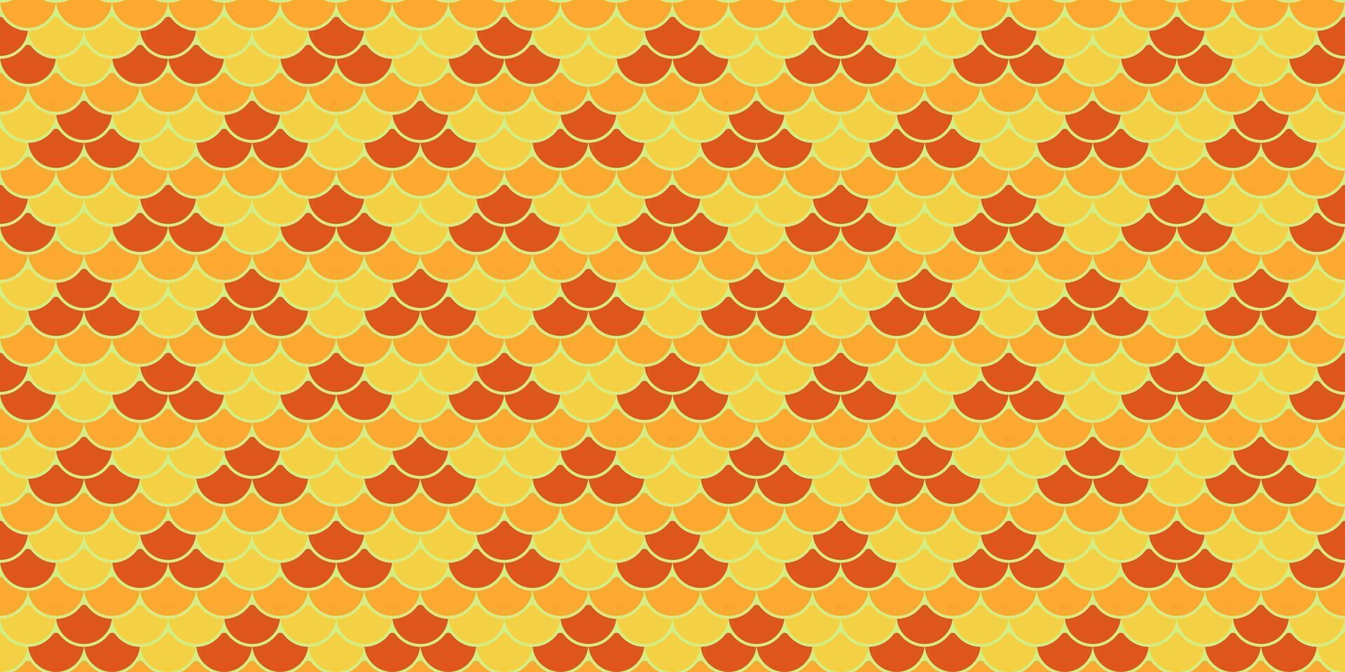 Vibrant autumnal scale pattern. Perfect for textile design, website backgrounds, or any project needing a warm, geometric design. vector