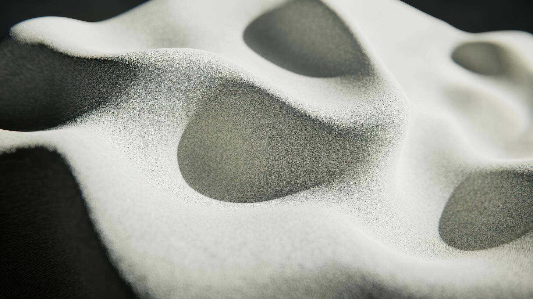 Sand patterns form intricate textures in a close-up view of dunes photo