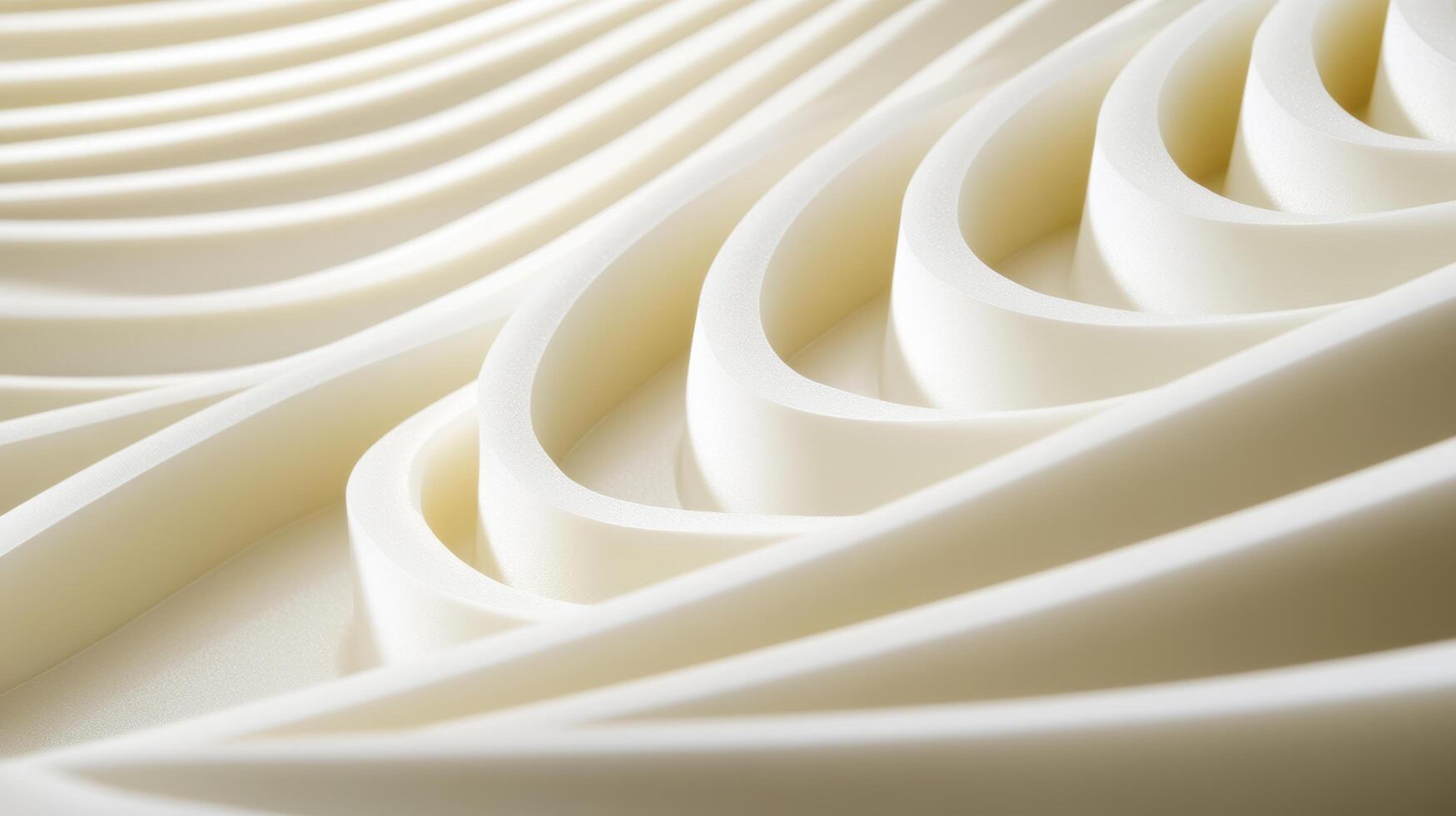 Elegant white patterns create fluid shapes and textures in smooth material photo