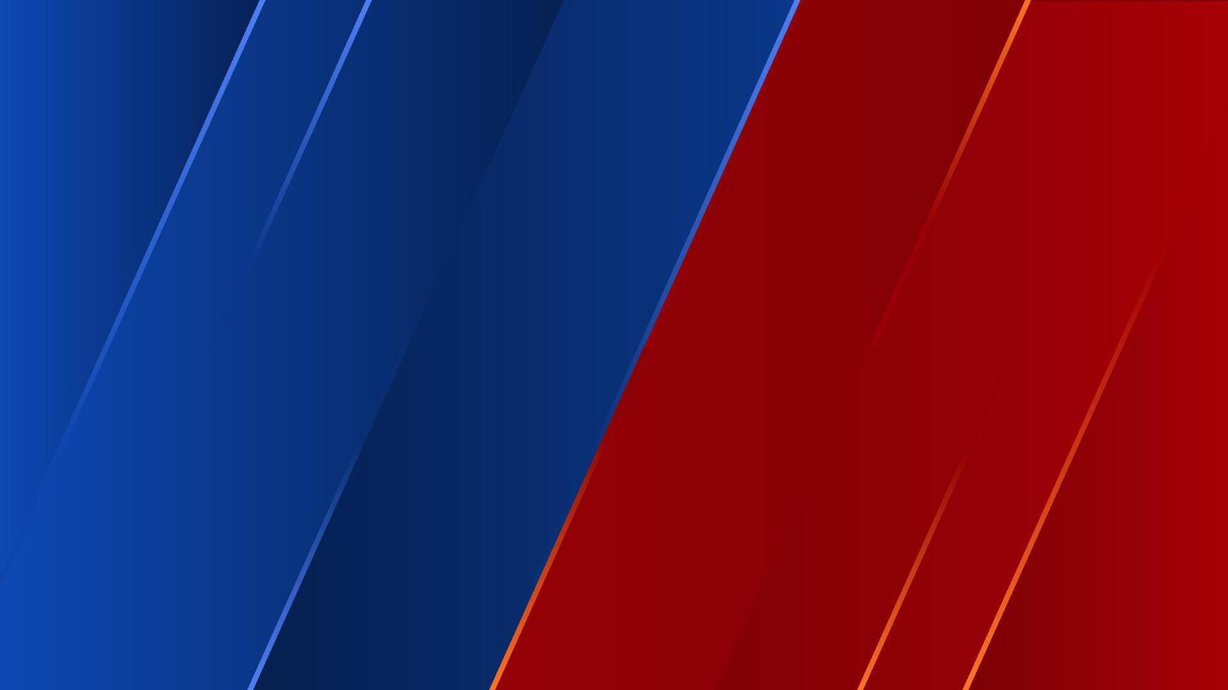 Modern sport background with geometric style. Creative red blue background. Simple geometric background. vector