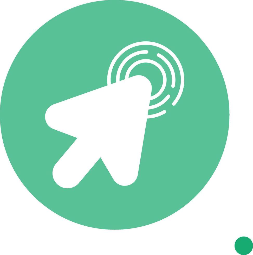 Context Menu Right Click Glyph Circle vector