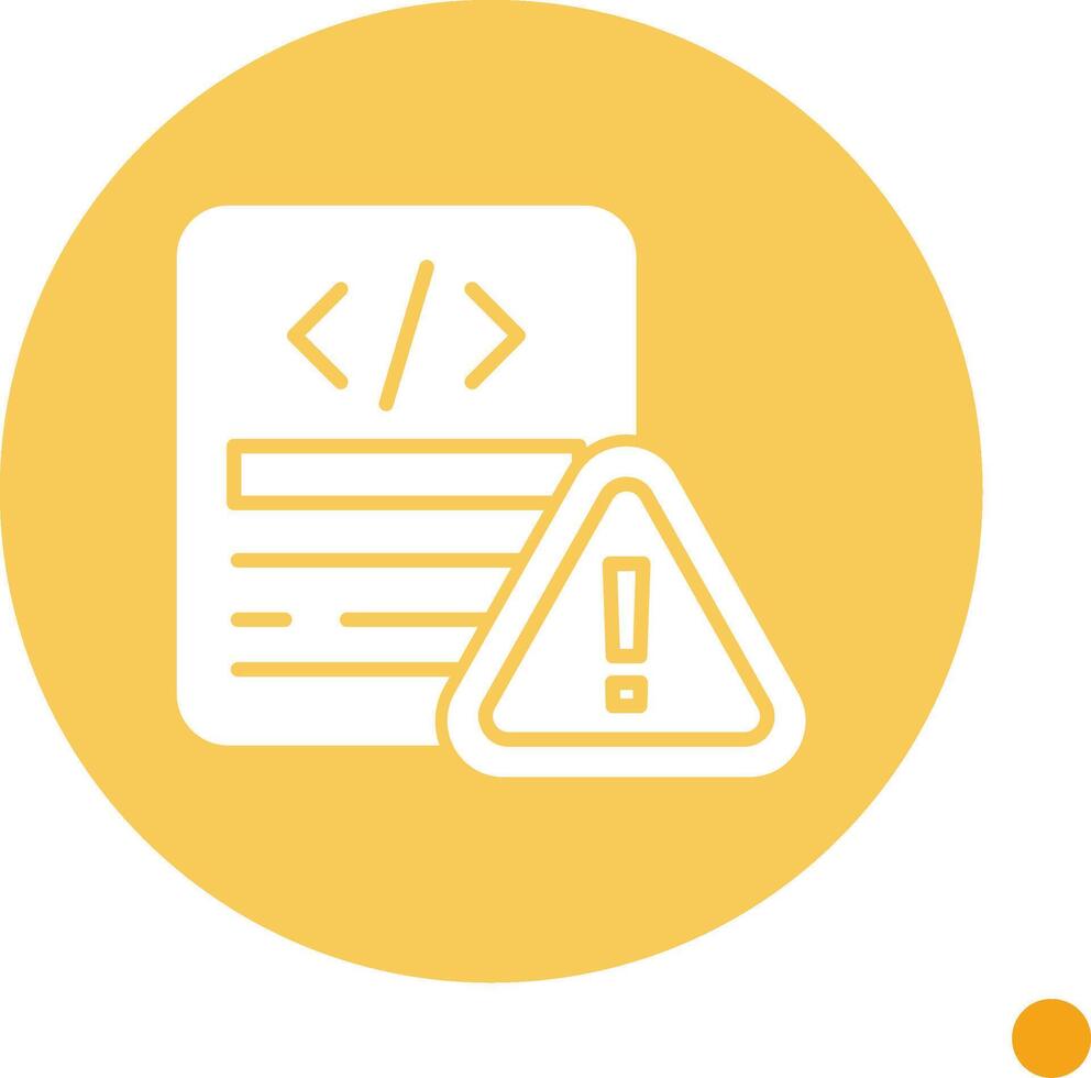 javascript ejecución error glifo circulo vector