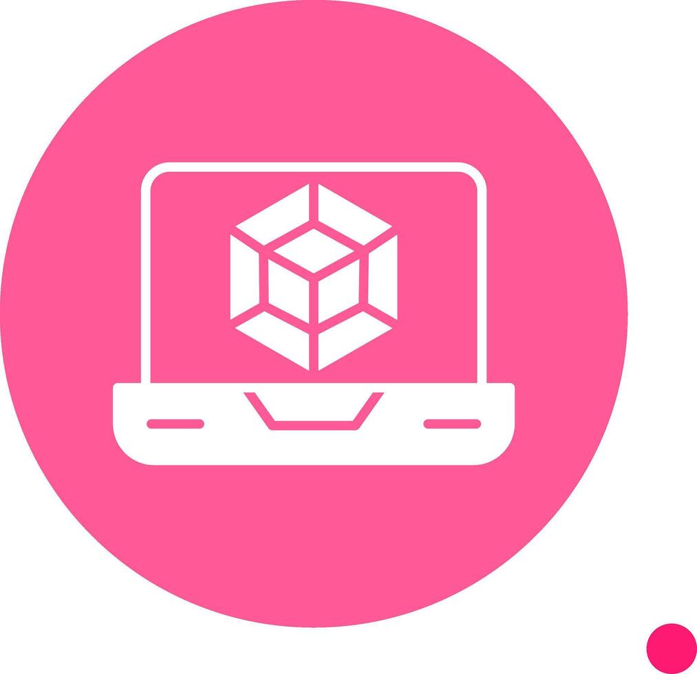 JavaScript Module Bundler Glyph Circle vector