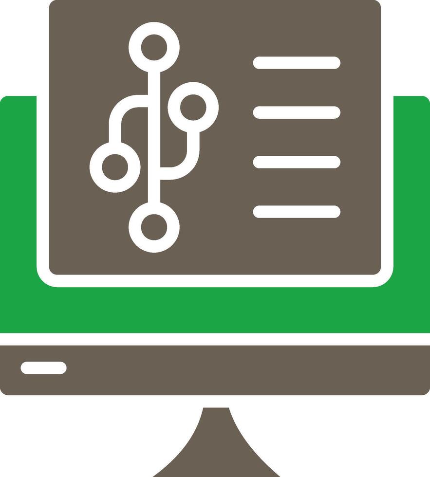 Version Control Modular Graphic Form vector