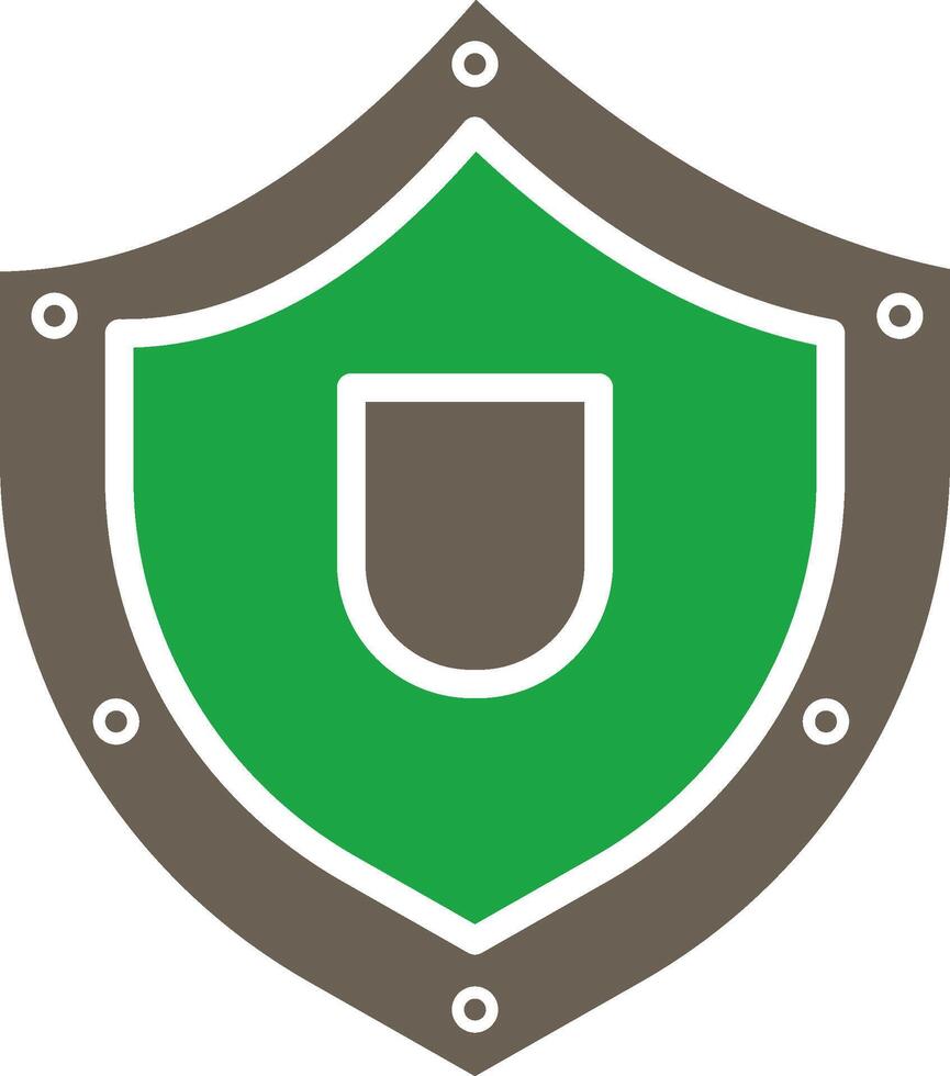 Steel Shield Sharp Linear Edge Mark vector