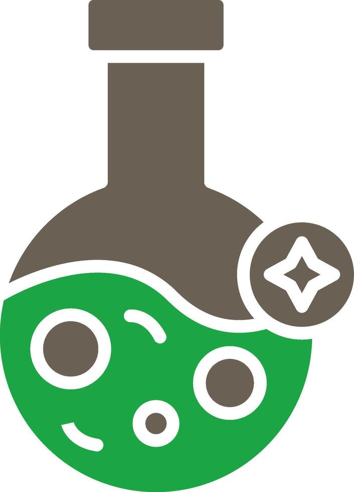 Elixir Bold Outline Design Badge vector