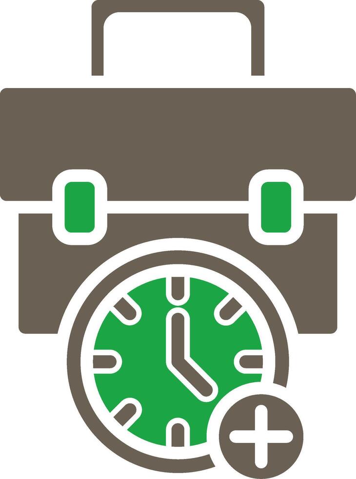 Overtime Gradient Style Design Element vector