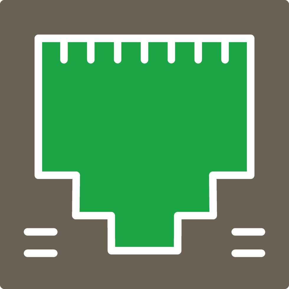 Ethernet Smooth User Interface Symbol vector