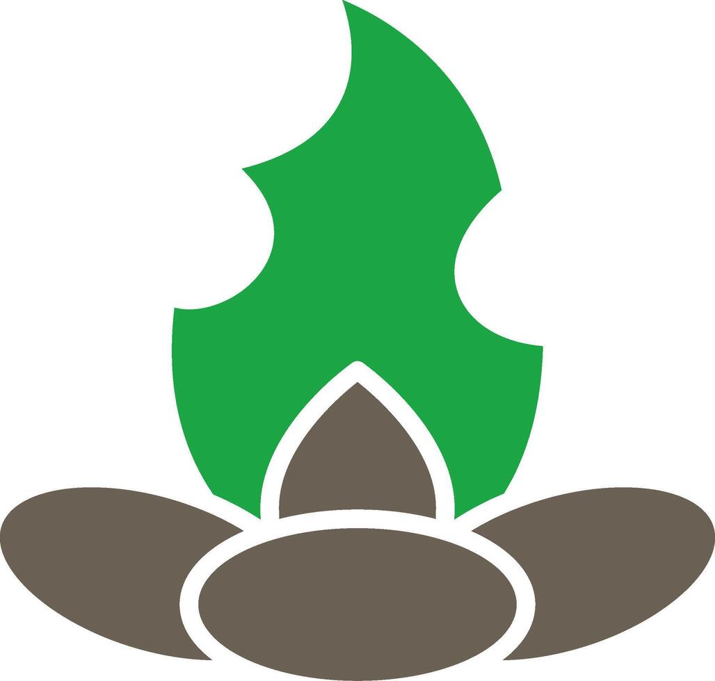 Firepit Thin Graphic Shape Form vector