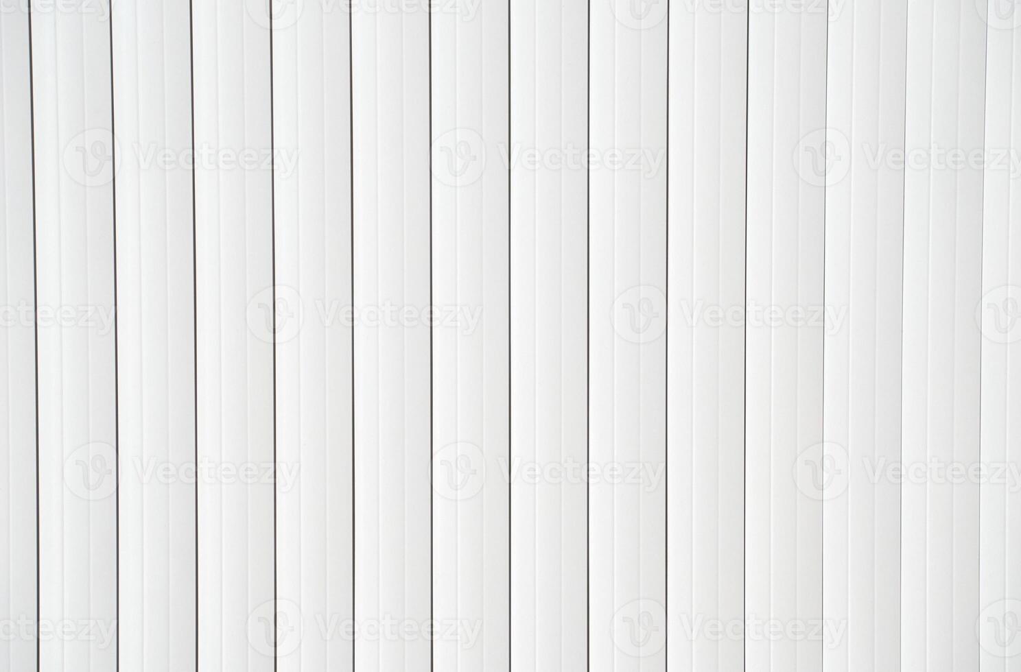 White vertical lines pattern symmetrical minimalist background with clean modern design. photo