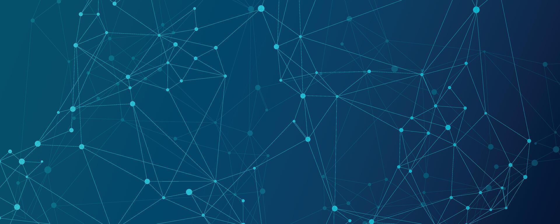 Geometric background with abstract mesh. Digital technology and big data analysis background. vector