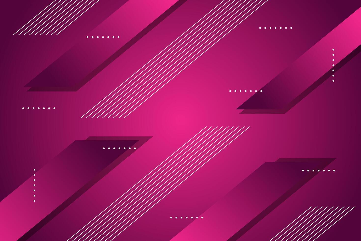 Abstract pink gradation diagonal line pattern background design vector