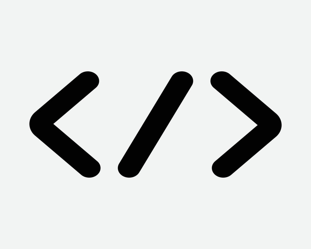 Coding Icon IT Information Technology Code Programming Digital Web Network Sign Computer Website Software Development Online Browser Symbol Line Tech vector