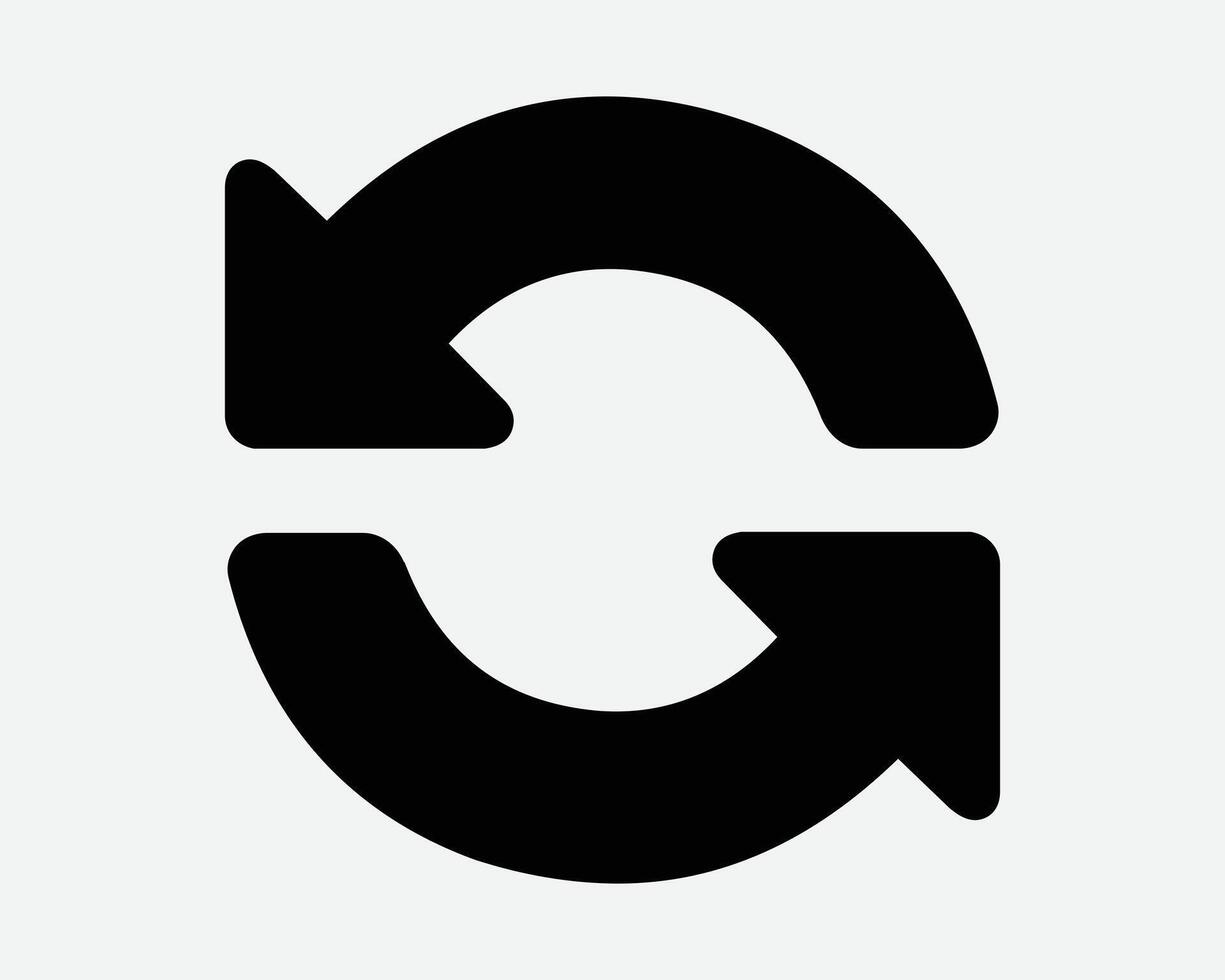 Refresh Circle Icon arrow loop cycle circular direction recycle recycling sign spin rotate rotation reset renew again update progress redo symbol vector