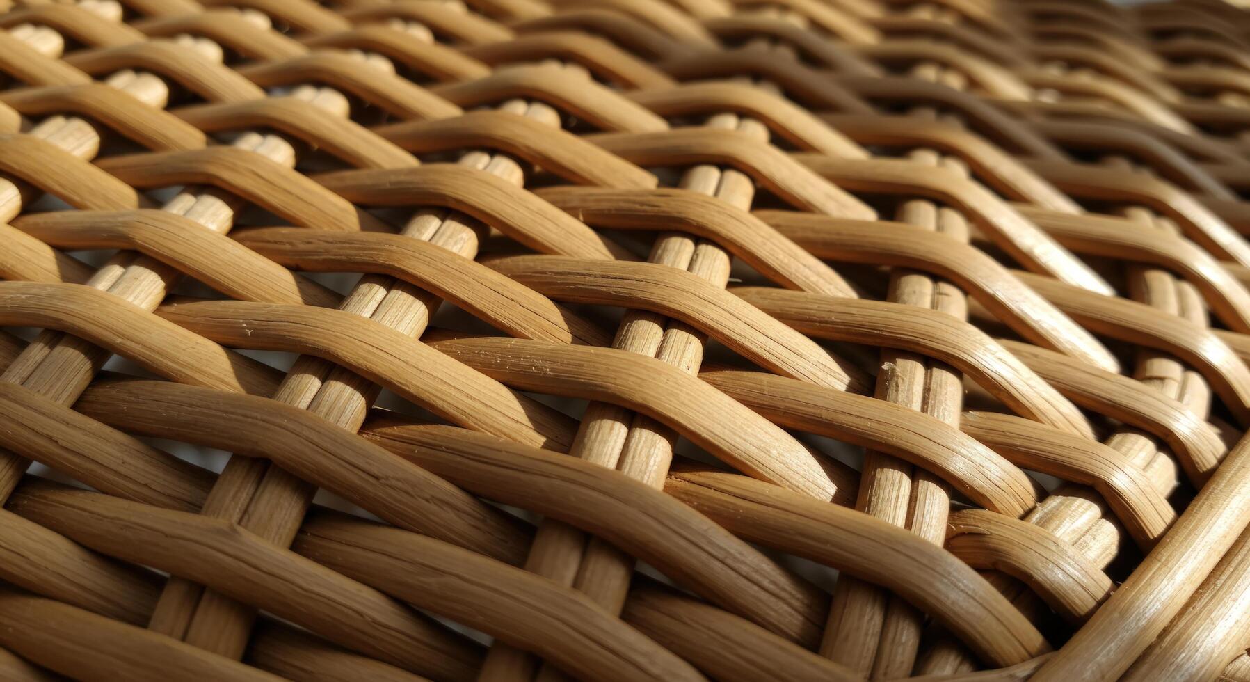 Wicker weave texture background material pattern interlaced design photo