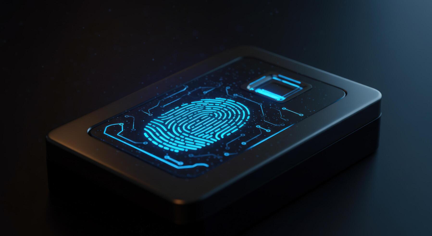 Biometric authentication system for secure access and identity verification photo