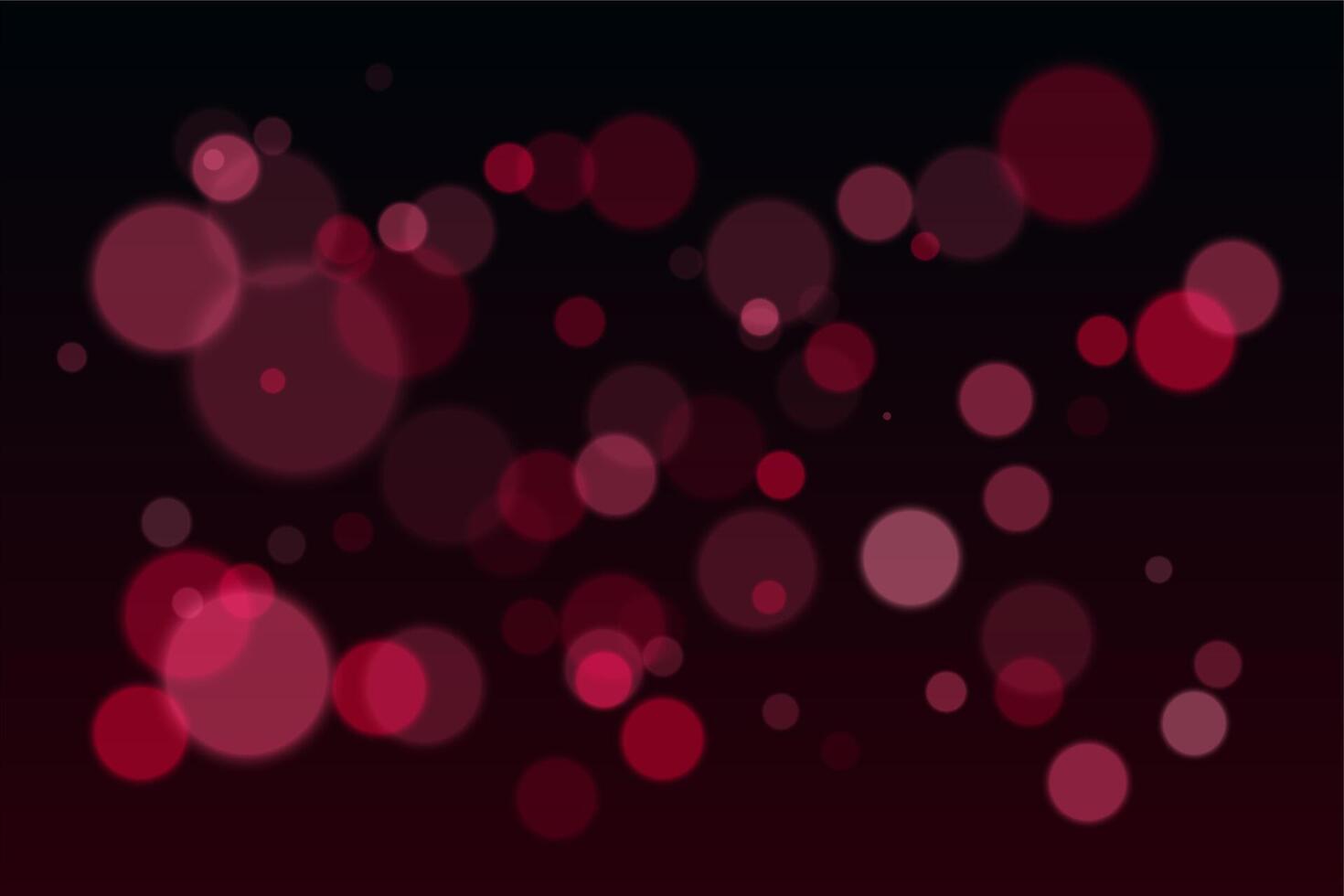Red and black abstract background with circles vector