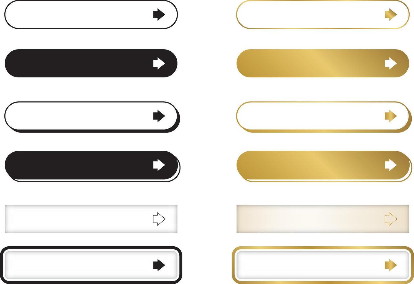 Simple Black and White Check Button vector