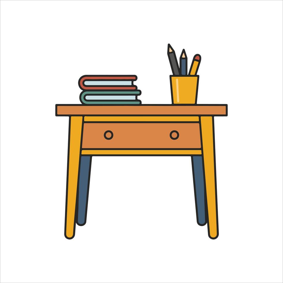 table icon in black and white minimal style vector