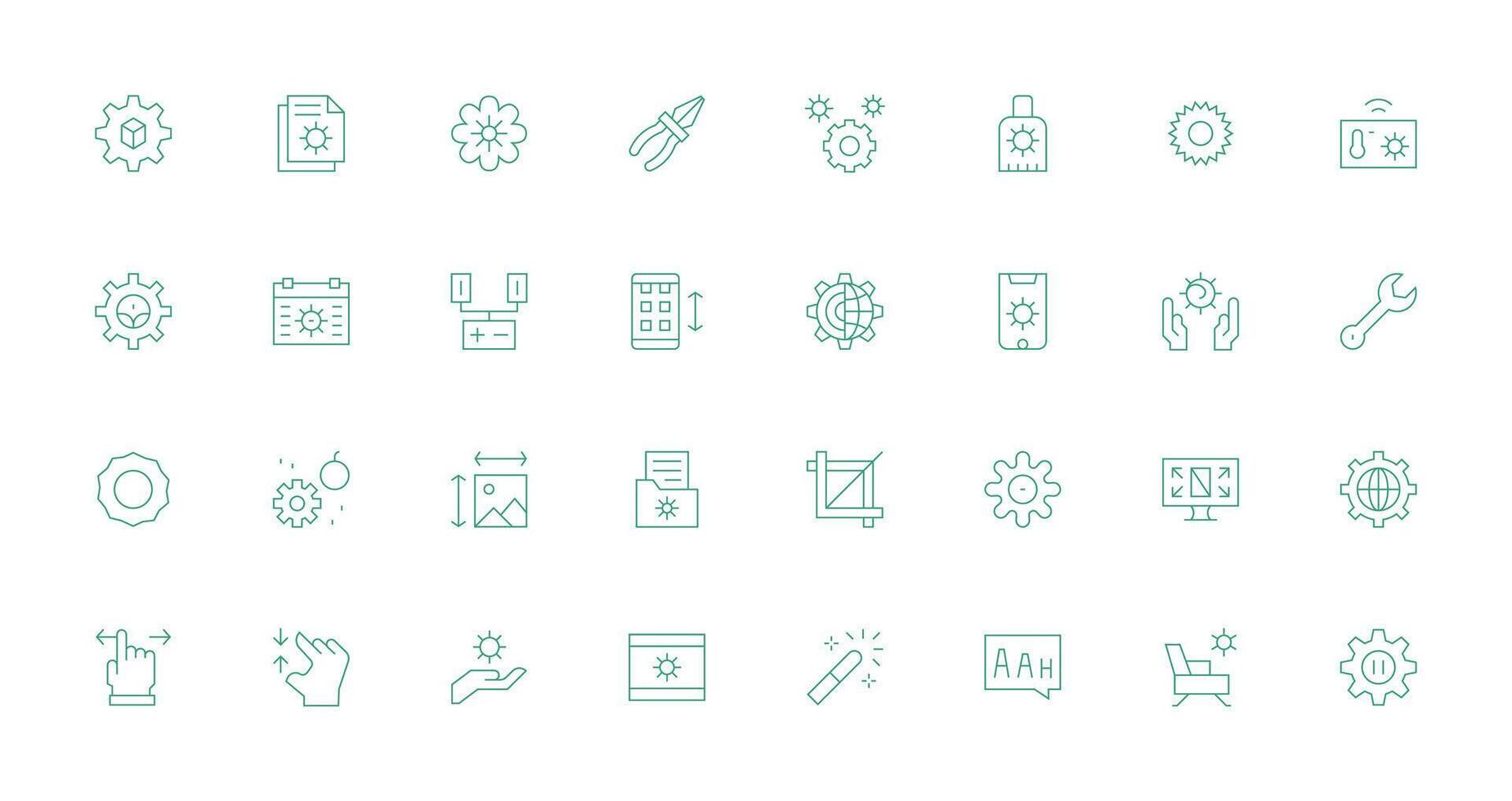 Thin Line Icons from Adjust Set with 32 Vectors Design Ready Icon Set for Teams