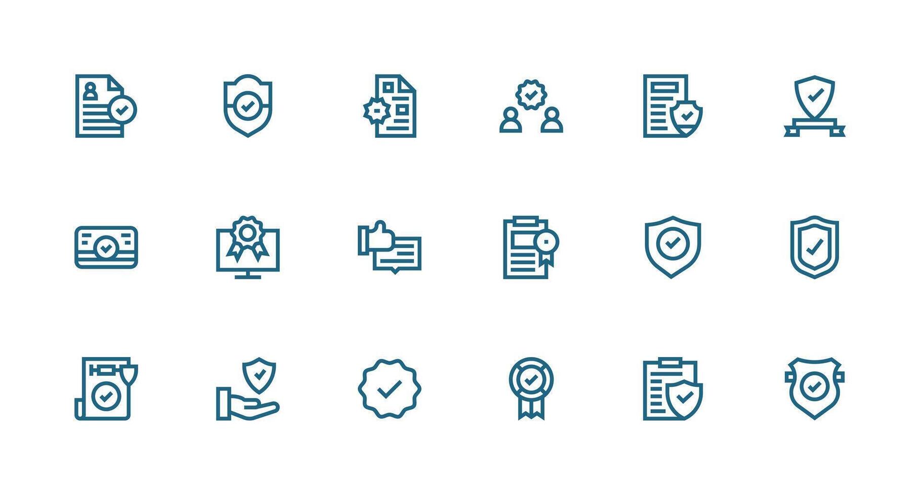 Strong Stroke Line Style Compliant Icons with 18 Vectors Pixel Perfect Icons for Modern Apps